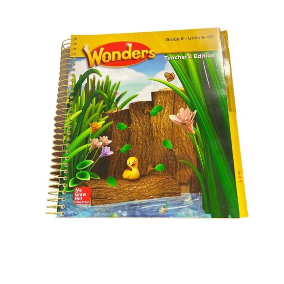 Wonders Reading Grade k Unit 9-10 Teachers Ed 2020 Homeschool Language Elementar - Picture 1 of 4